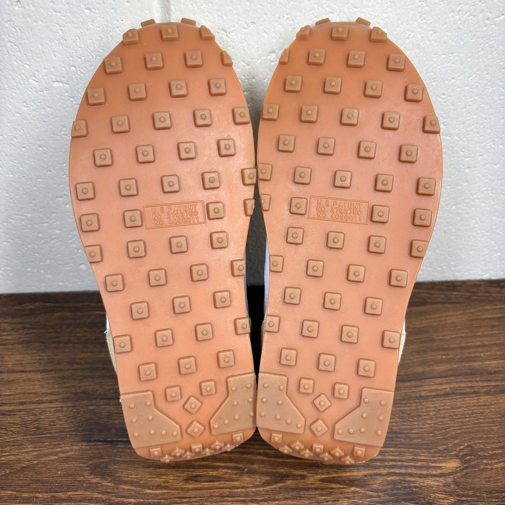 Nike Daybreak Suede Floral Embroidered Fabric Sneakers Size 5.5 Beige White - Picture 10 of 10